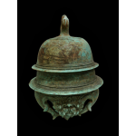 Vey Fine large Khmer Bronze Elephant Bell – Angkor Wat 12th Century- CO671