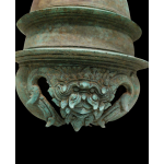 Vey Fine large Khmer Bronze Elephant Bell – Angkor Wat 12th Century- CO671