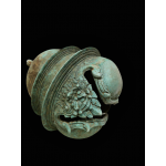 Vey Fine large Khmer Bronze Elephant Bell – Angkor Wat 12th Century- CO671