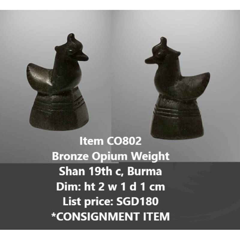 Bronze Opium Weight - CO802