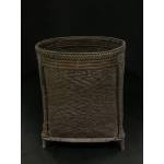 Old bamboo and rattan woven basket- Ms16758