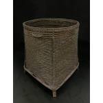 Old bamboo and rattan woven basket- Ms16758