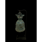 Bronze bell with metal stand- Ms15543 & Ms16785