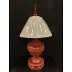 Red Stupa converted to decor lamp- Ms16841